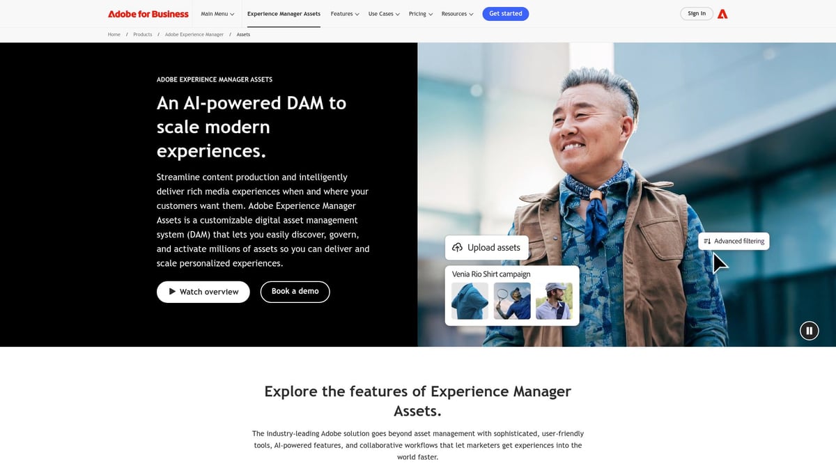 7 Essential Digital Asset Manager Tools for 2025 - Adobe Experience Manager Assets