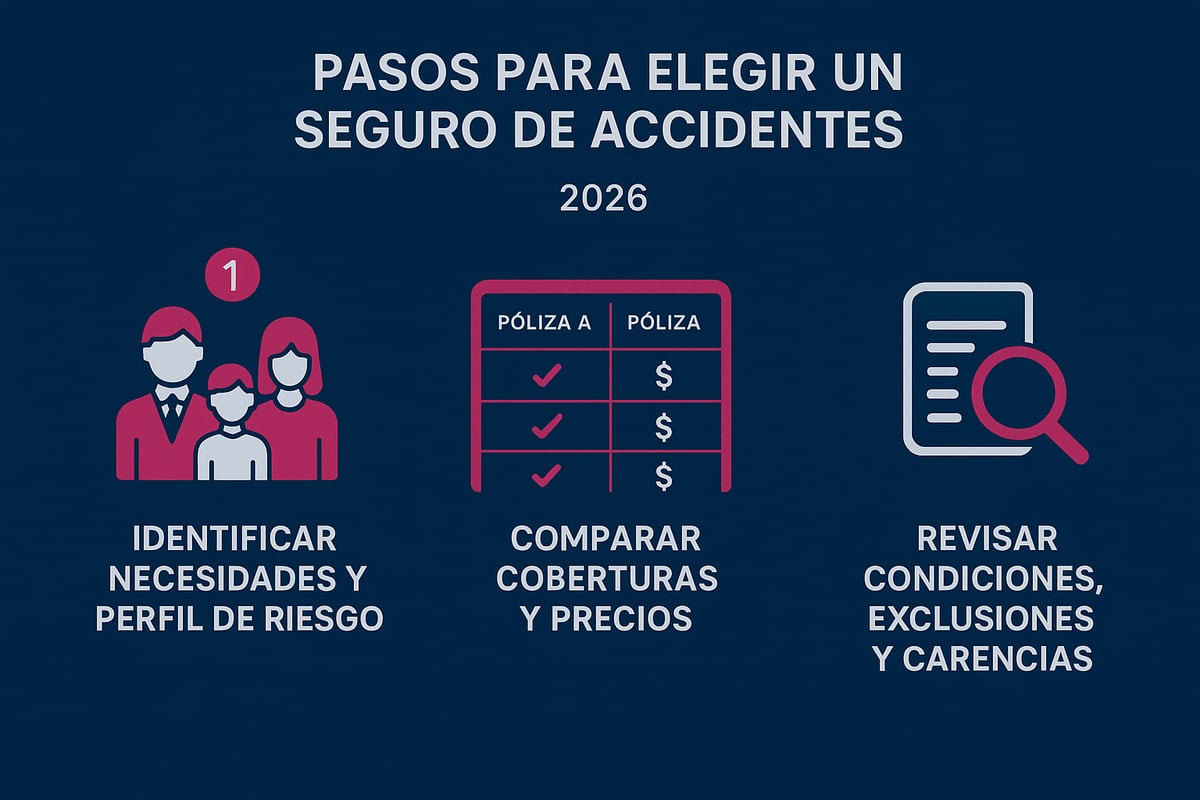 C&oacute;mo elegir el mejor seguro de accidentes: pasos y claves