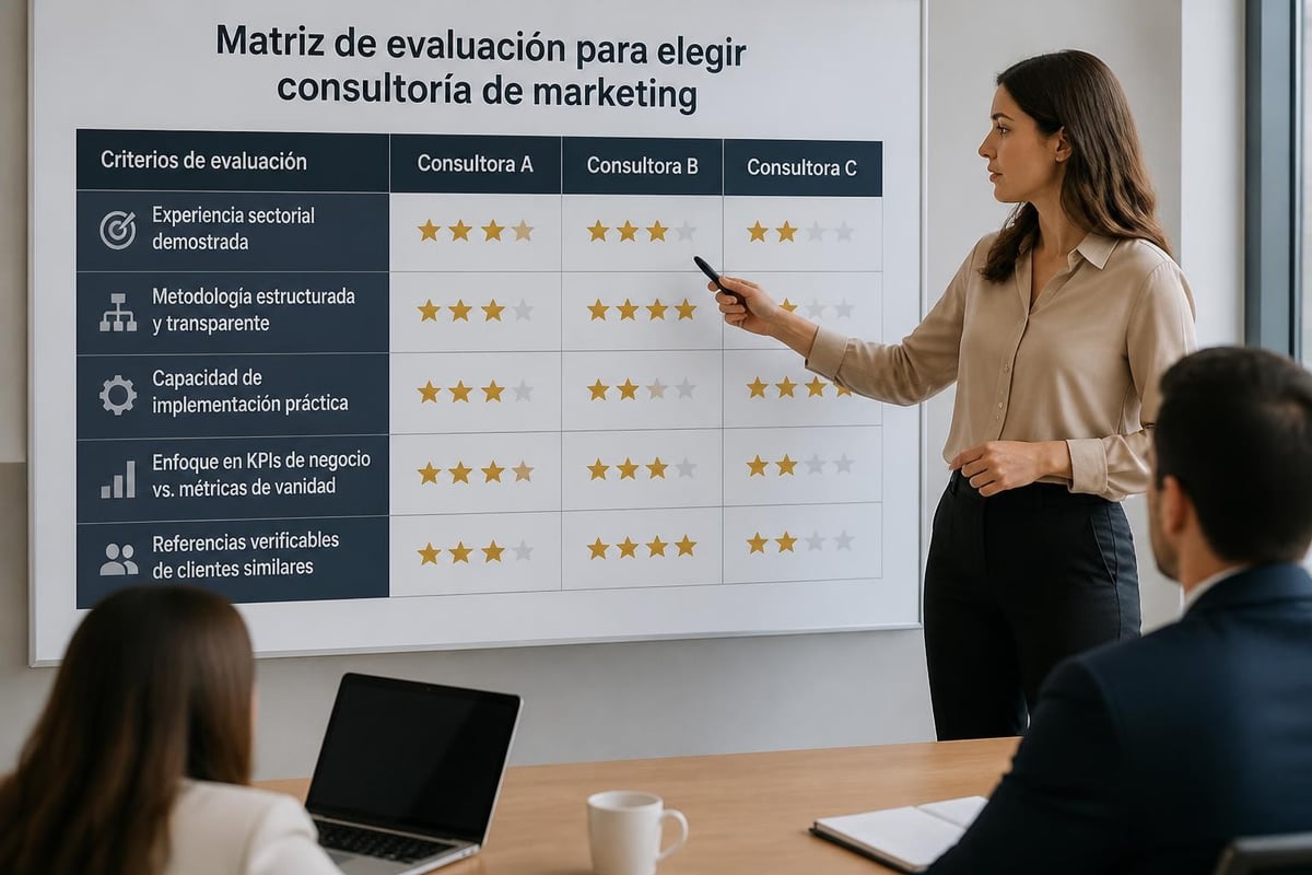 Criterios de selección de consultoría