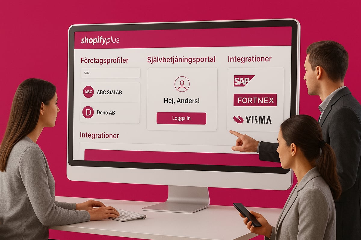 Shopify Plus B2B: Funktioner, Fördelar och Begränsningar