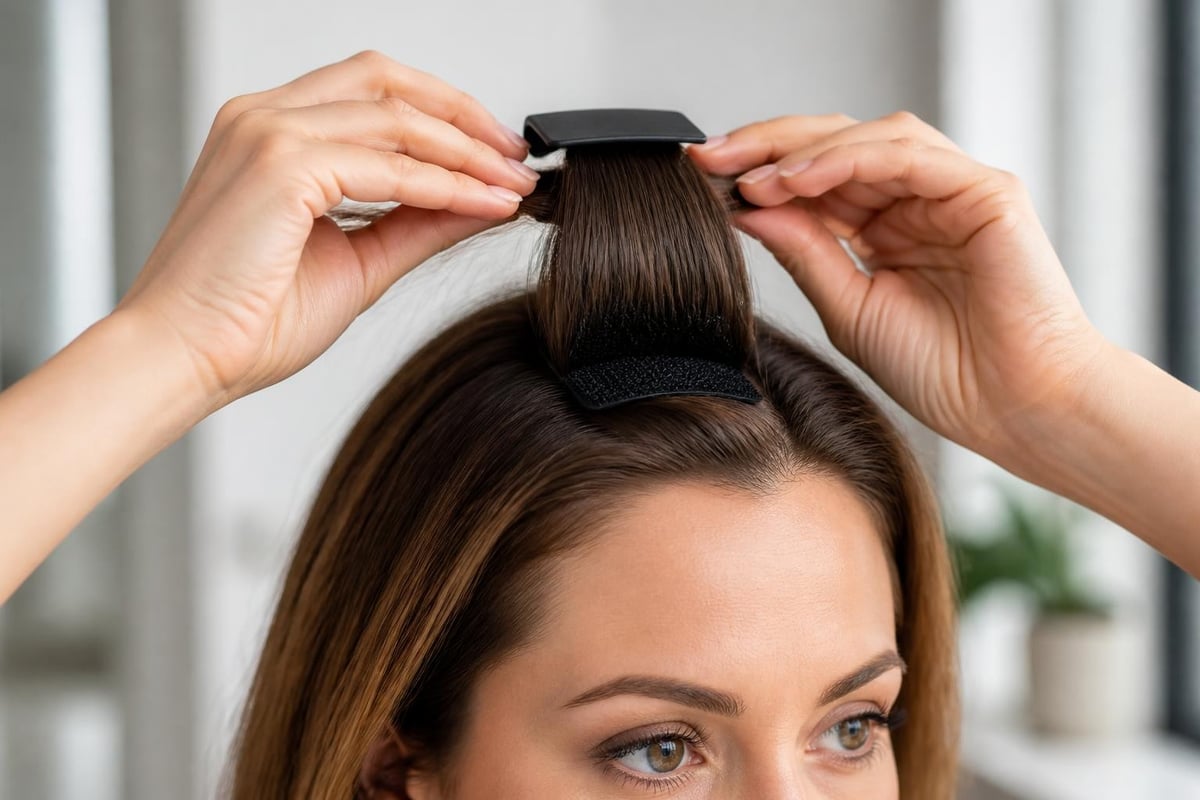 How volumizing clips create root lift