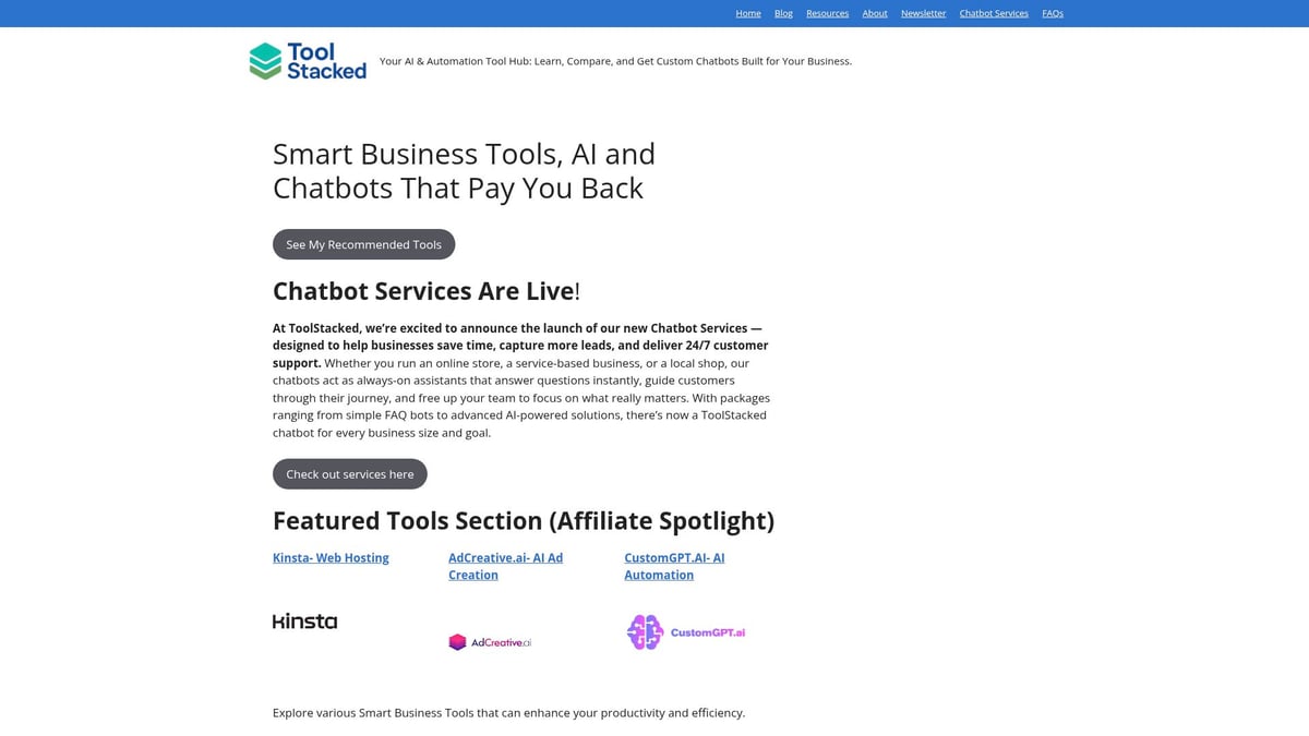 Smarter Business Solutions Guide: Your Roadmap for 2025 Success - ToolStacked: Empowering Businesses with AI and Automation Tools