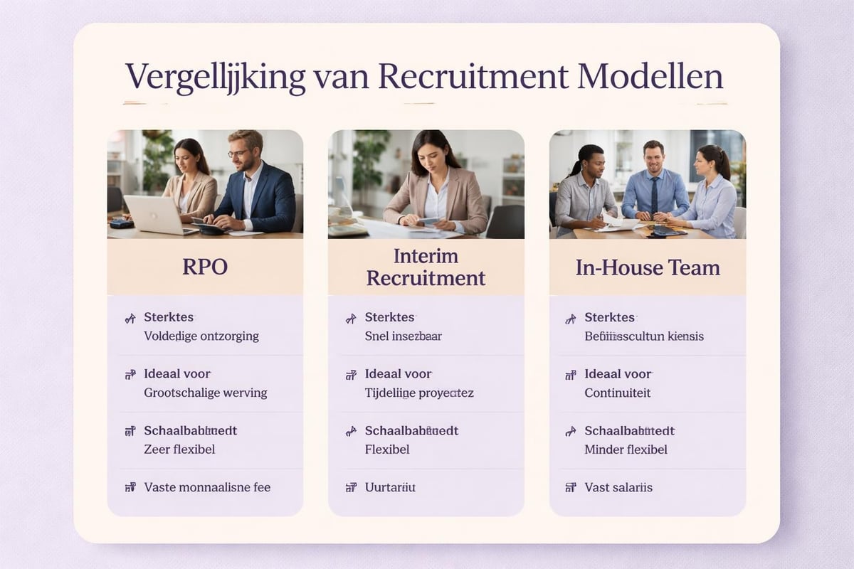 Comparison recruitment models