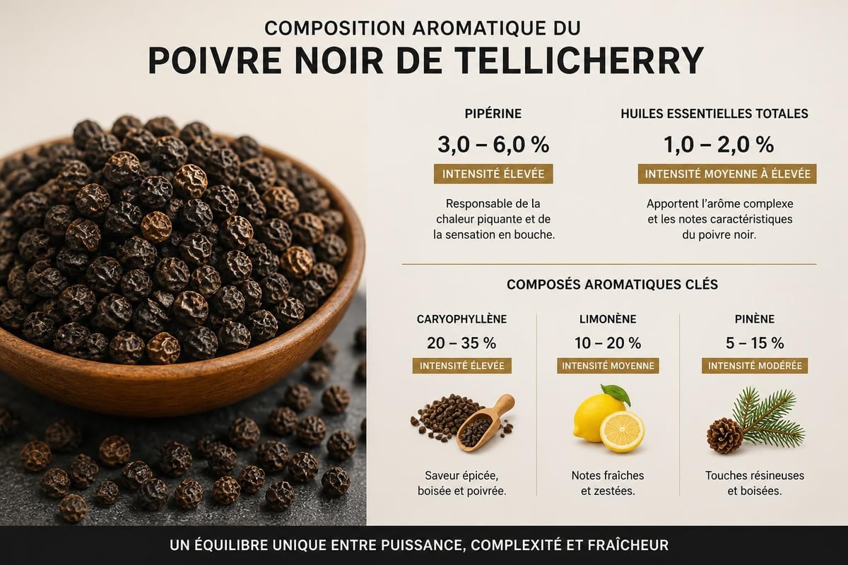 Tellicherry pepper flavor profile