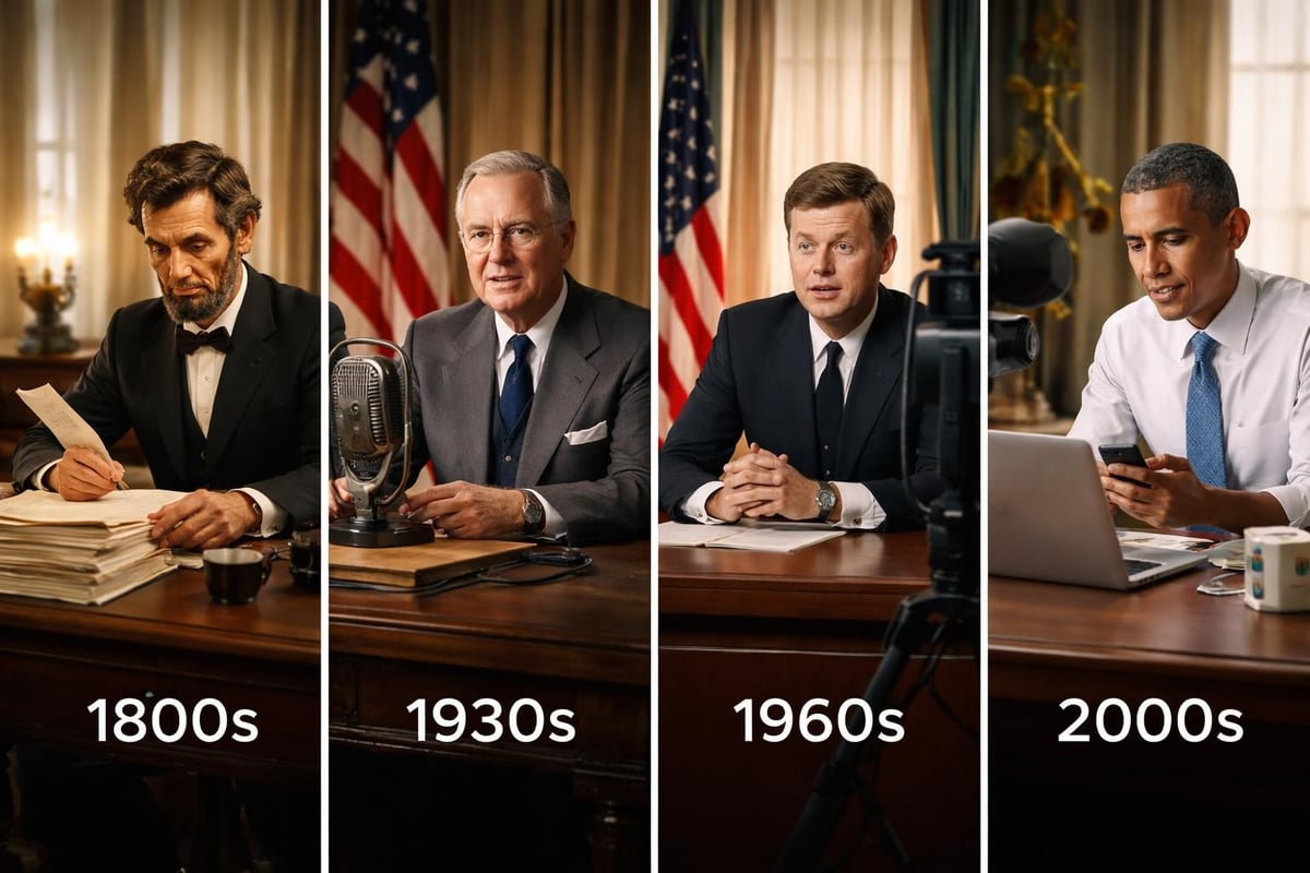 Evolution of presidential communication