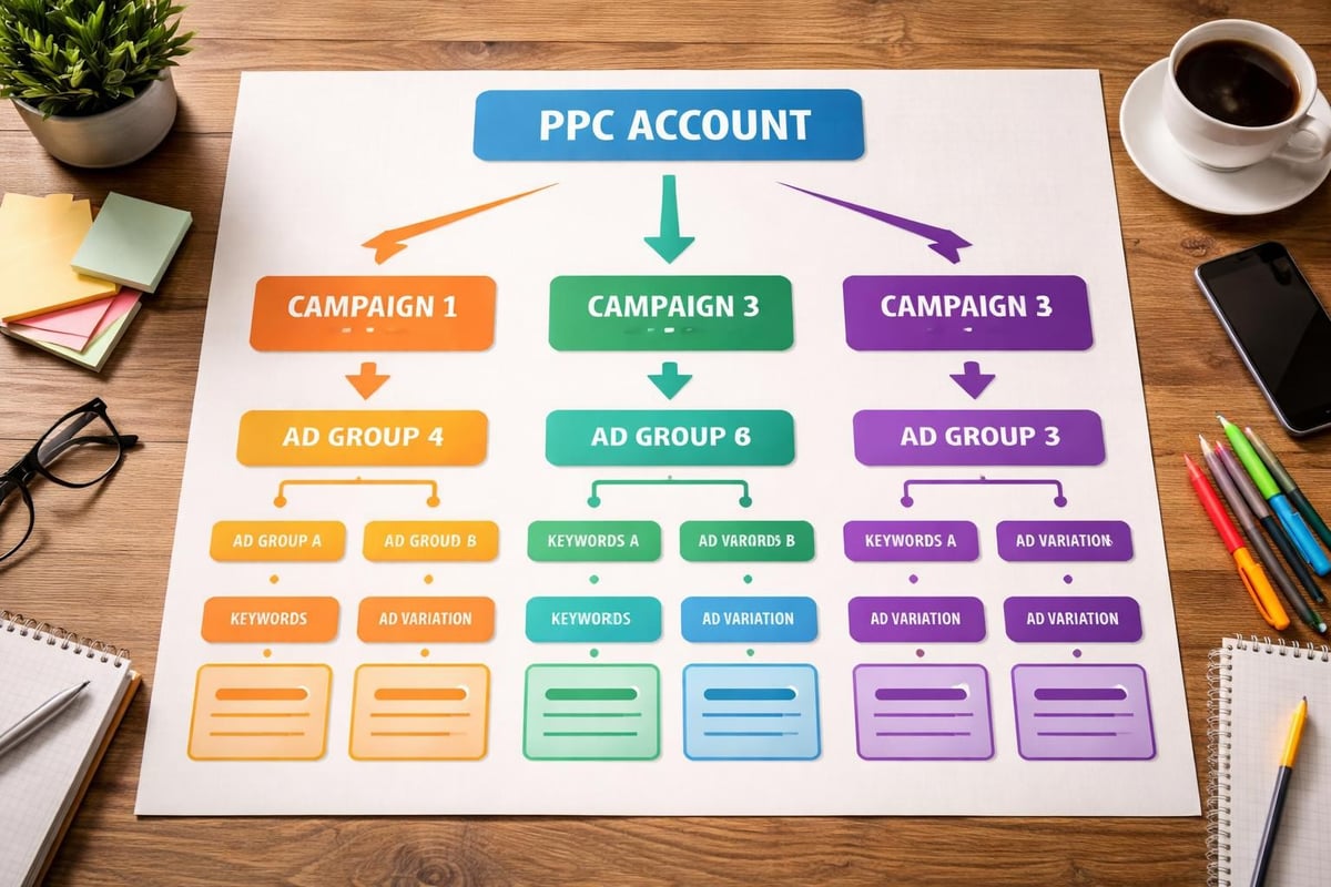 PPC campaign structure layers