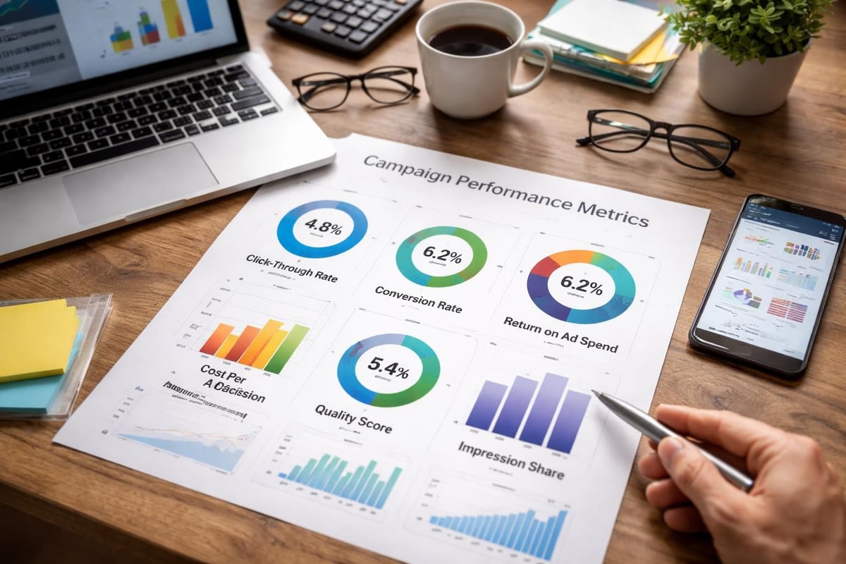 PPC performance reporting dashboard