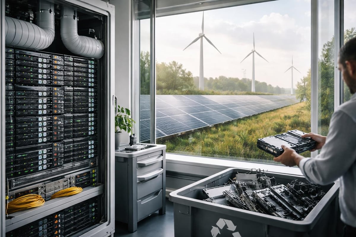 Sustainable cloud hosting practices