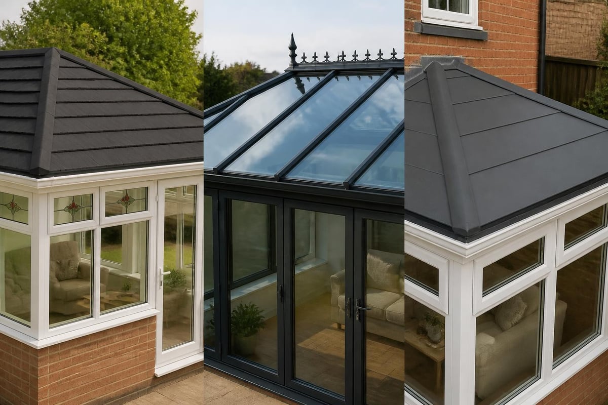 Conservatory roof material comparison