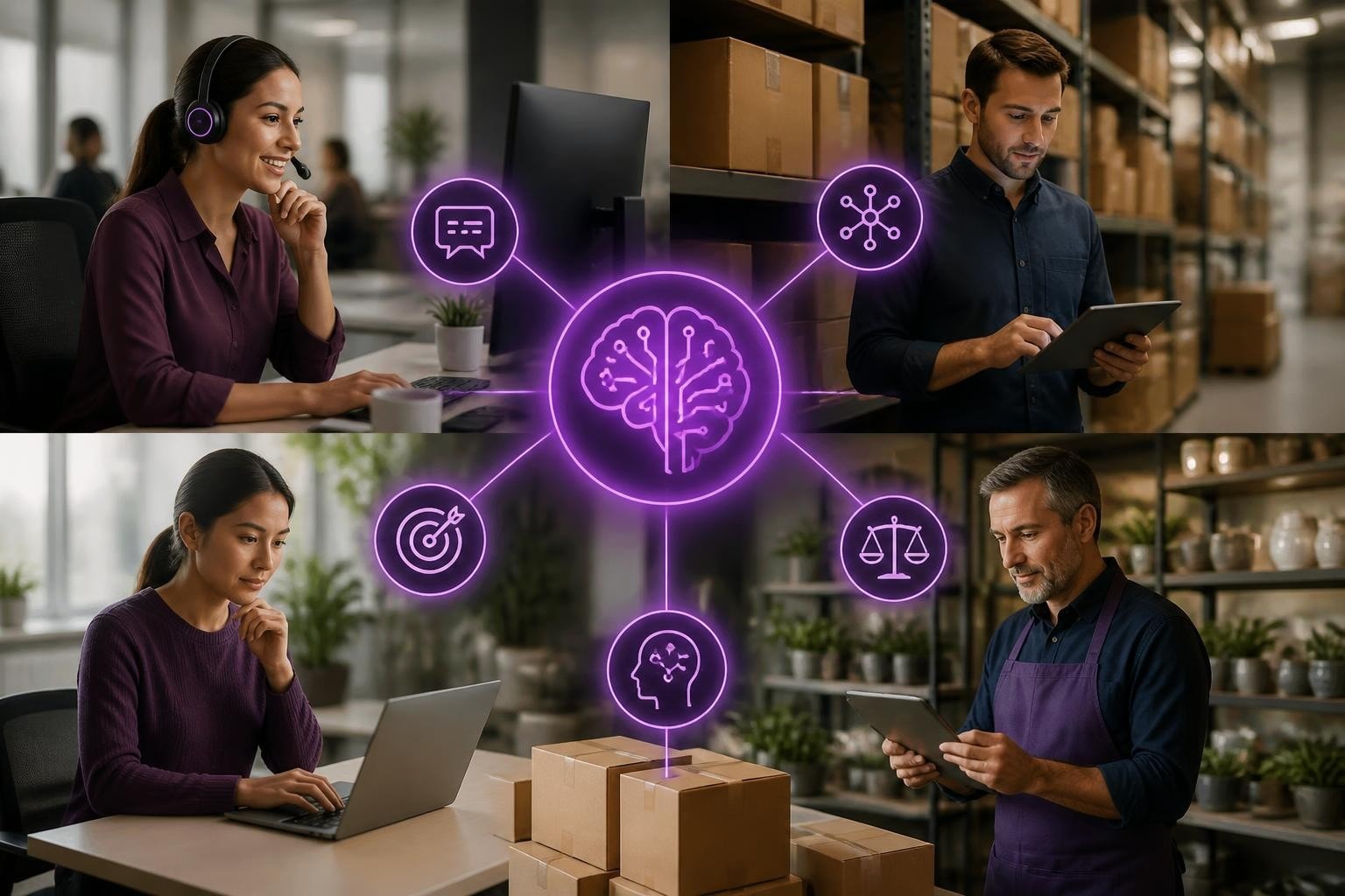 Different Types of Agents in AI for Small Businesses