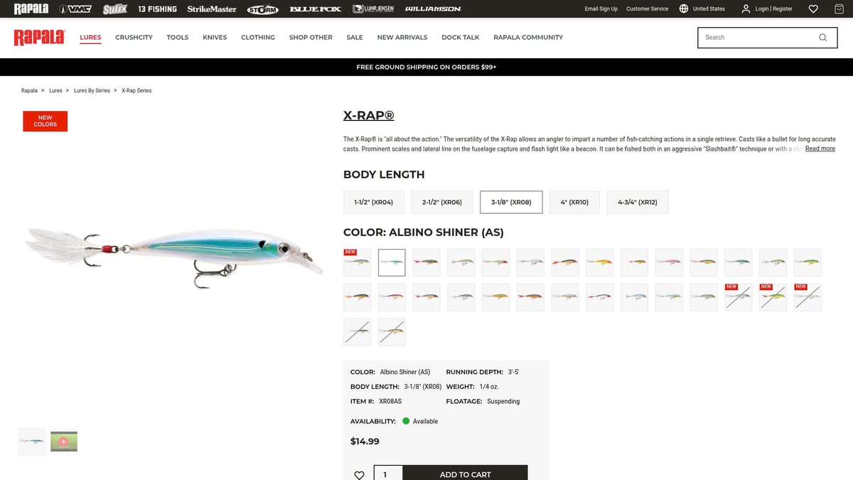 7 Best Fish Tackle Near Me Finds for Anglers in 2026 - Rapala – X-Rap Series Lures