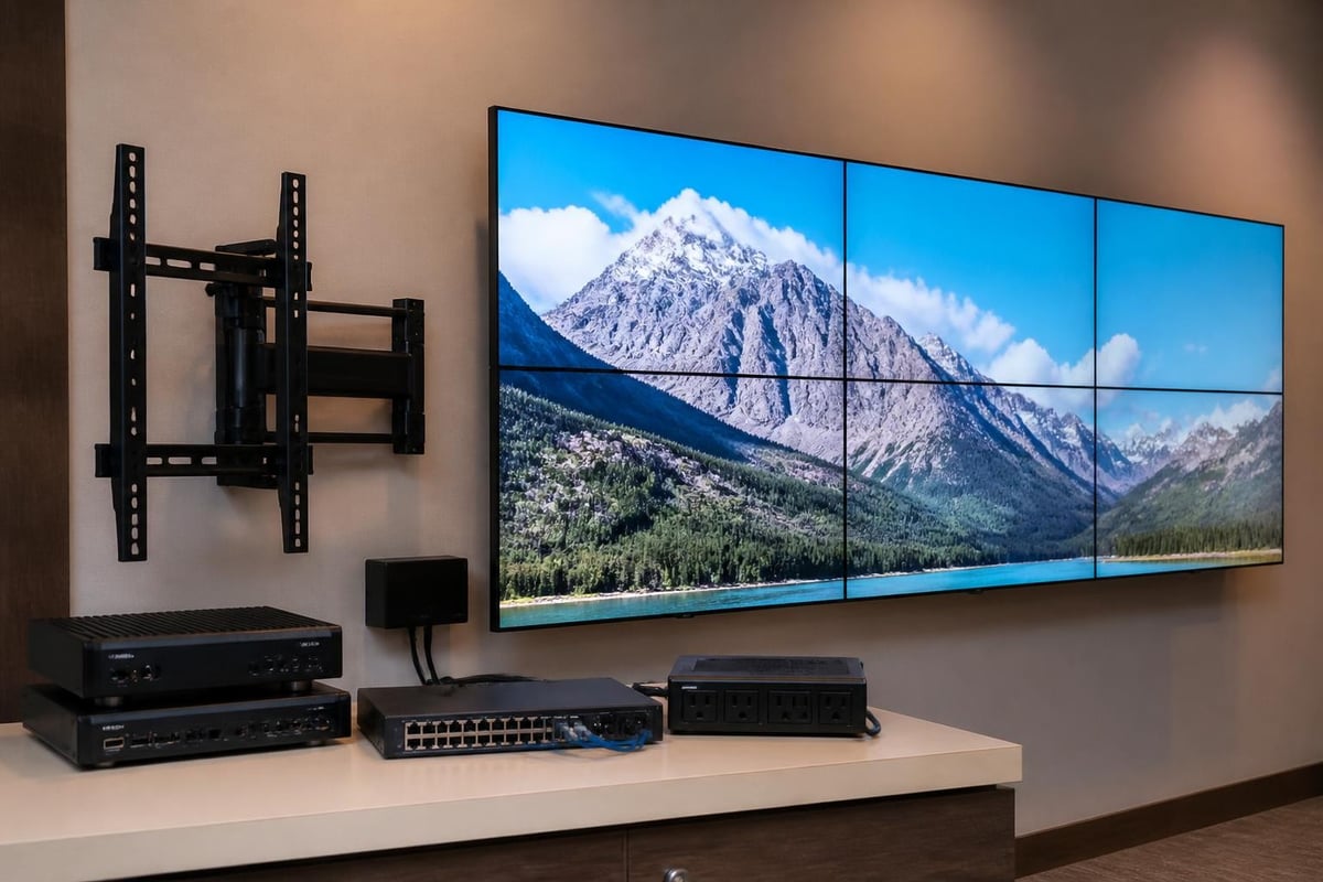 Digital signage hardware components