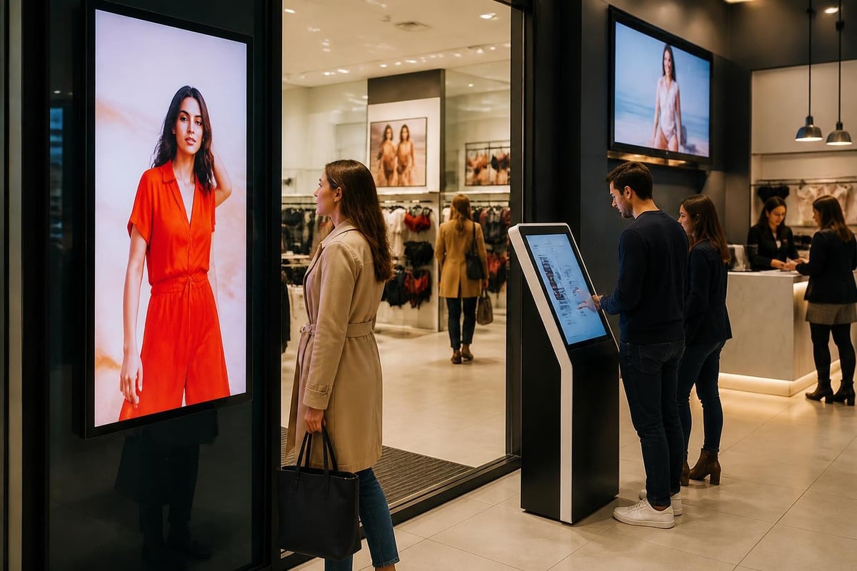 Retail digital signage applications