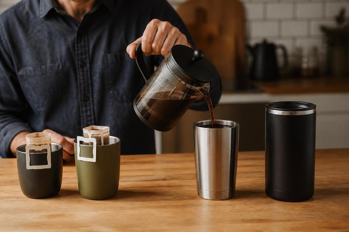 Travel mug sizing guide