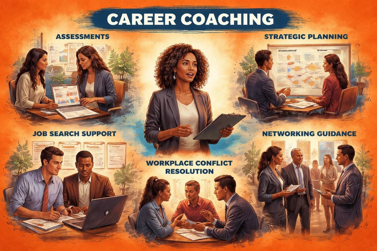 Career coach responsibilities and focus areas