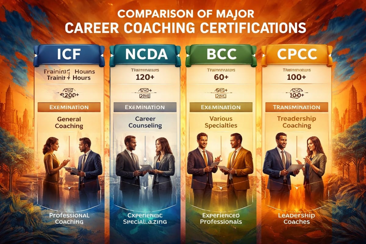 Career coach certification comparison