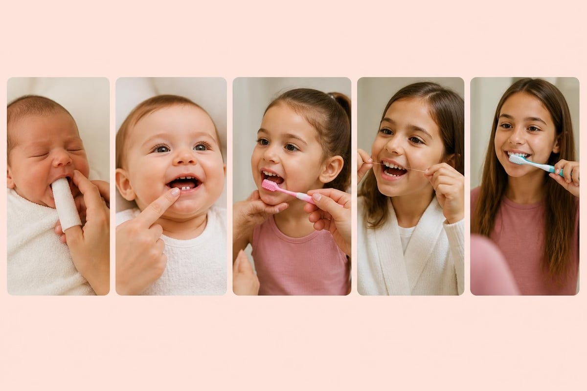 Cronograma de higiene oral infantil