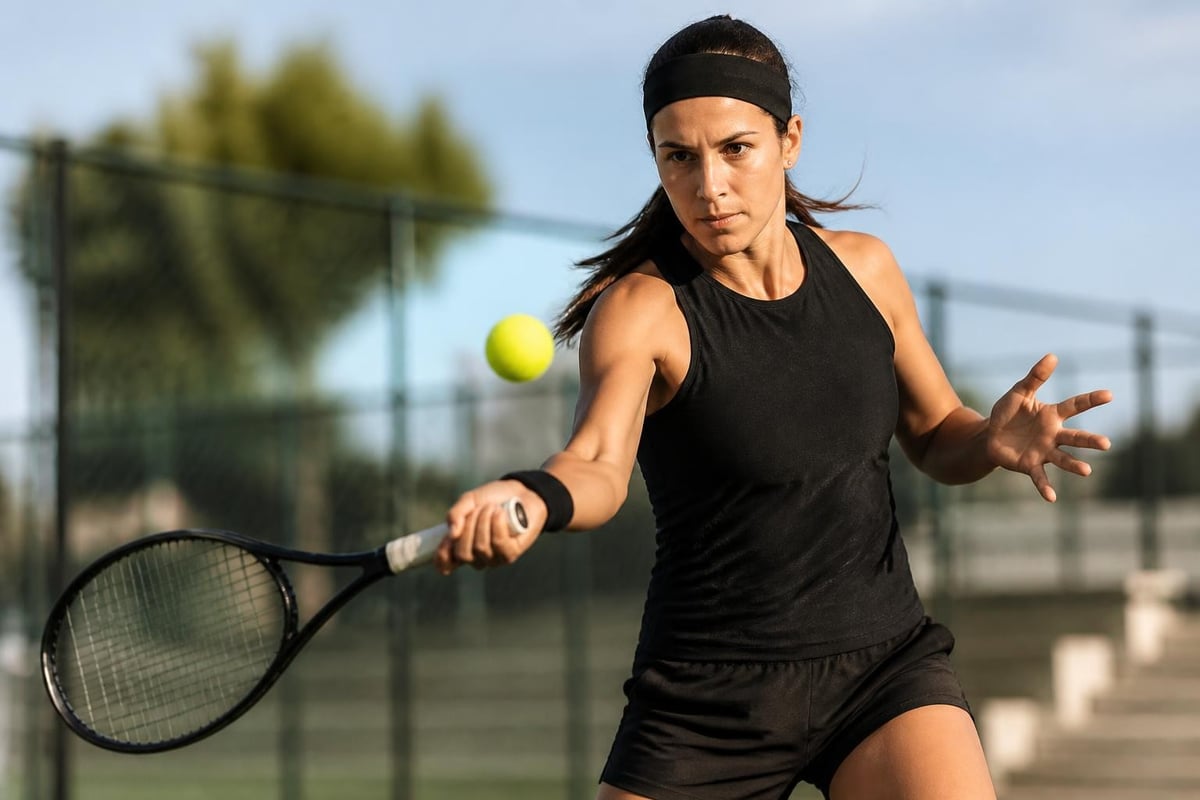 Eye tracking connection to tennis strokes