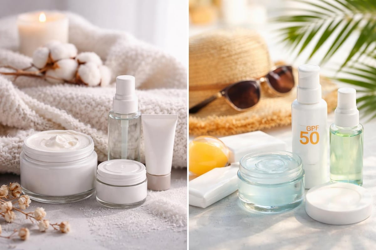 Seasonal skincare adjustments