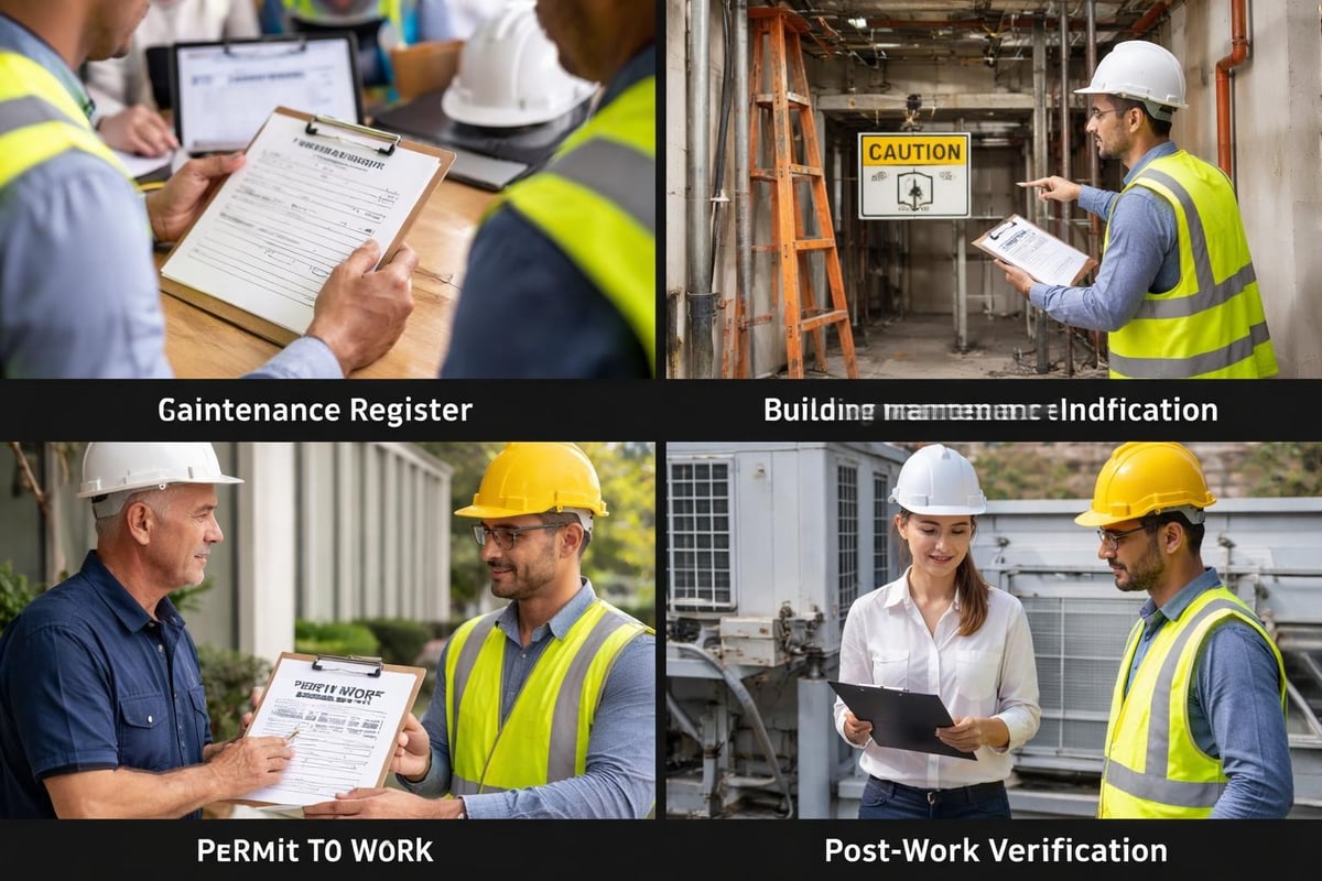 Contractor asbestos briefing workflow