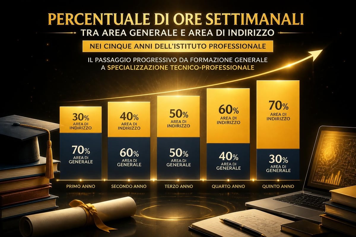 Distribuzione oraria materie istituto professionale