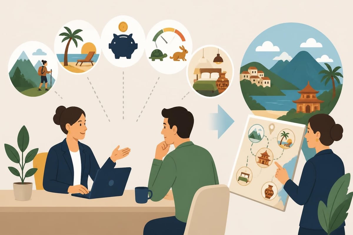 Personalized travel consultation process