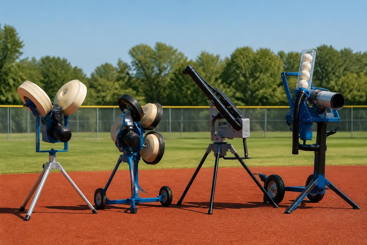 Pitching machine mechanical comparison