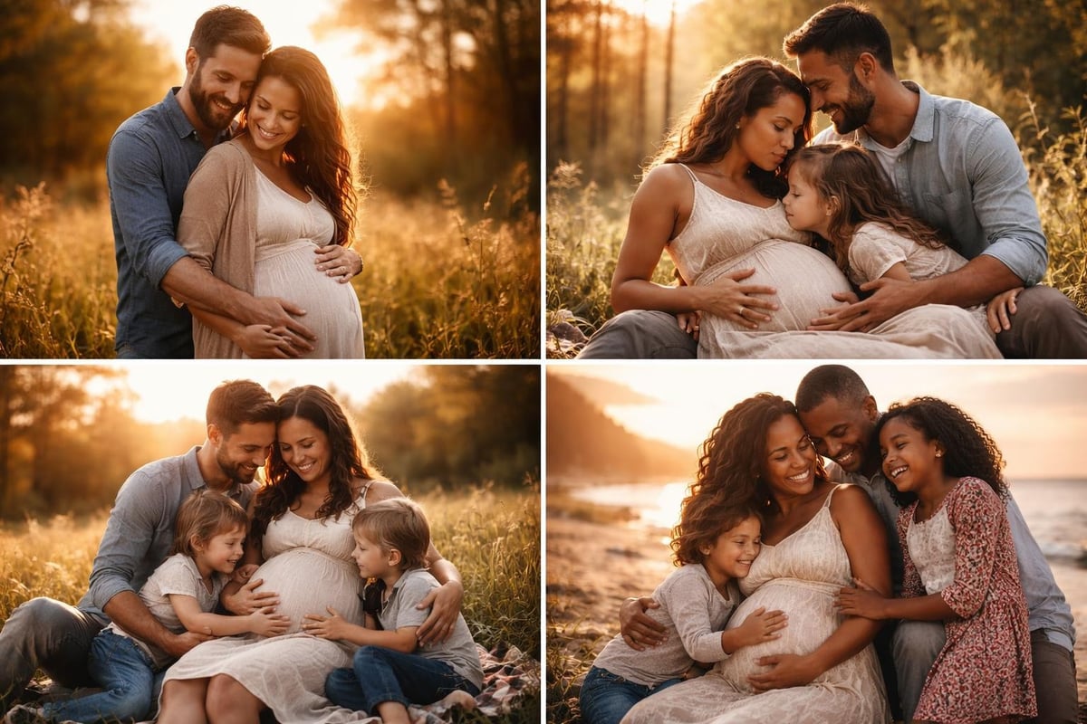 Family maternity session planning