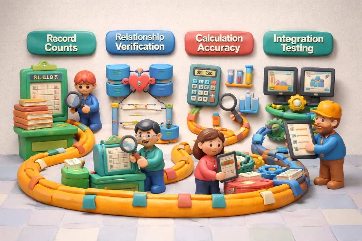 Data validation checkpoints