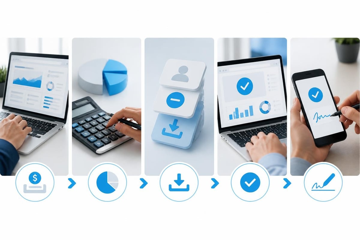 Model payout invoice workflow
