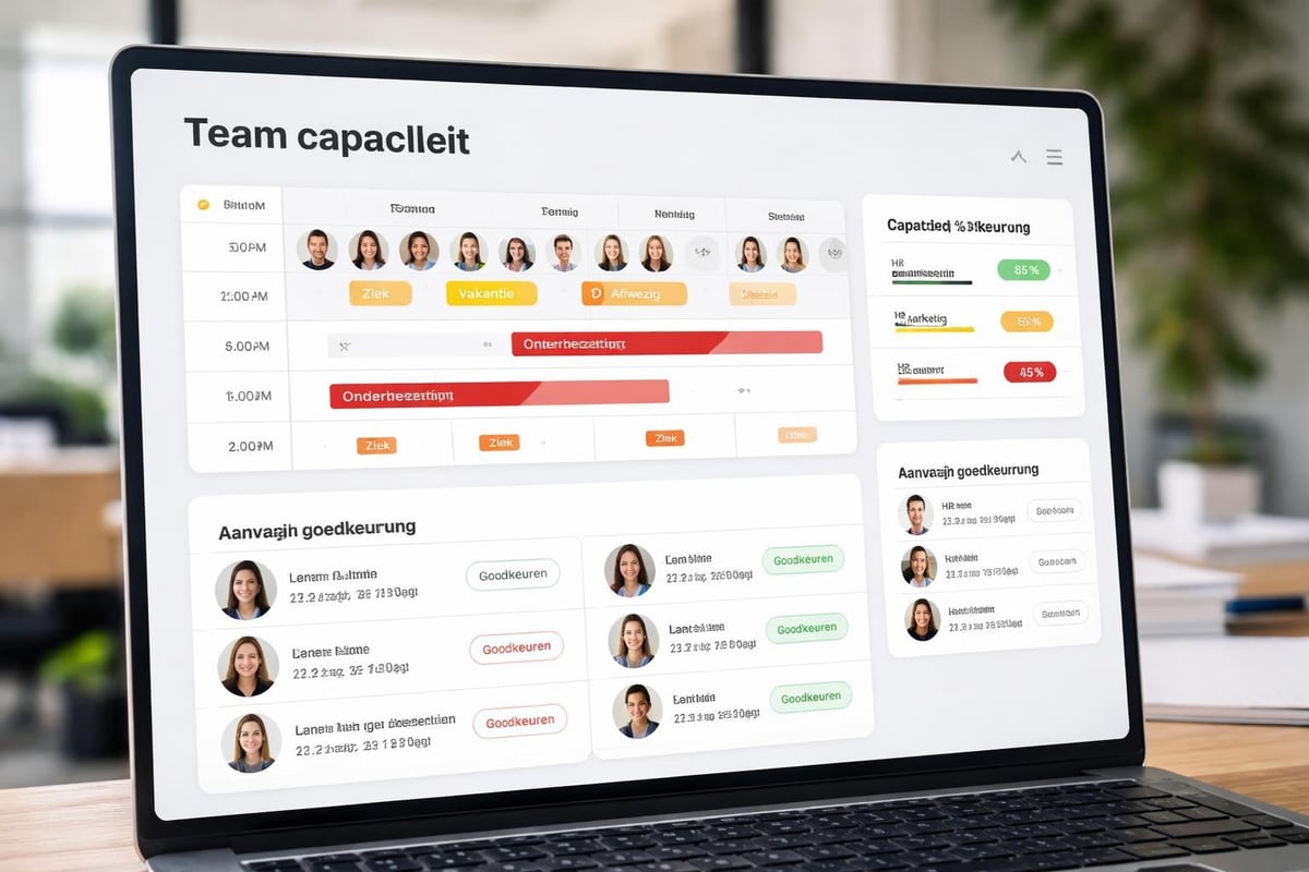 Team capacity planning dashboard