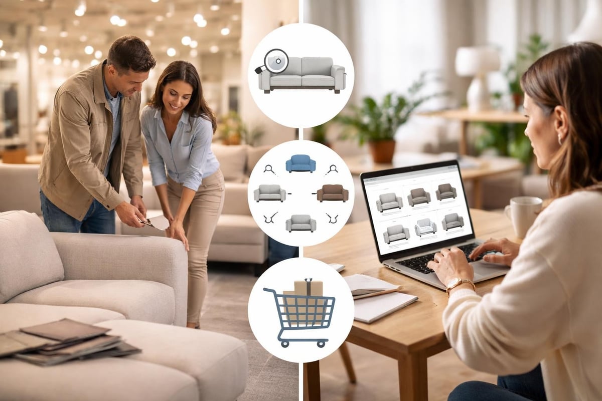 Online vs physical outlet shopping