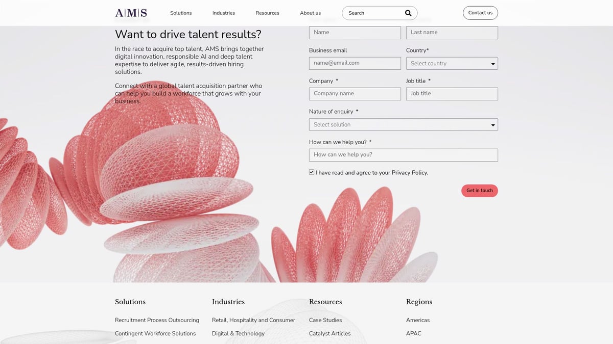 7 Beste RPO Recruiting Companies Voor Succes In 2025 - AMS (Alexander Mann Solutions)
