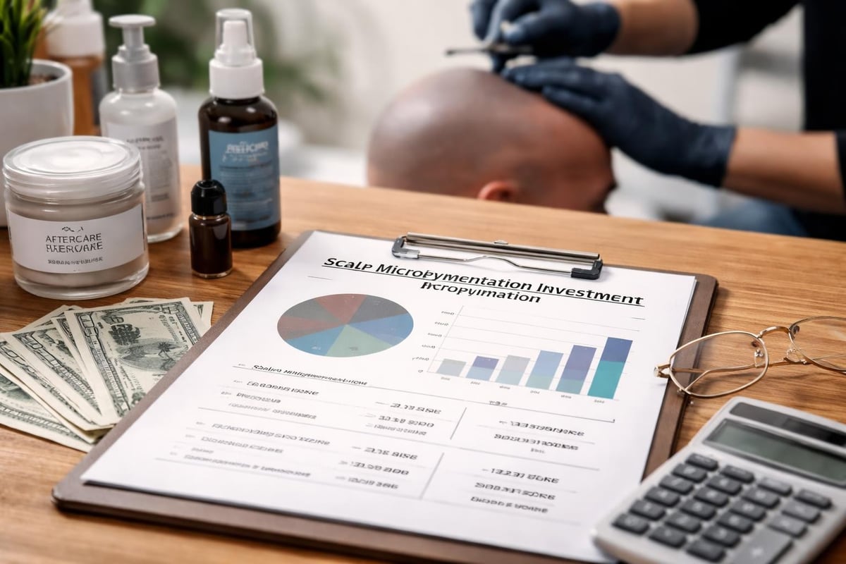 Complete scalp micropigmentation cost breakdown