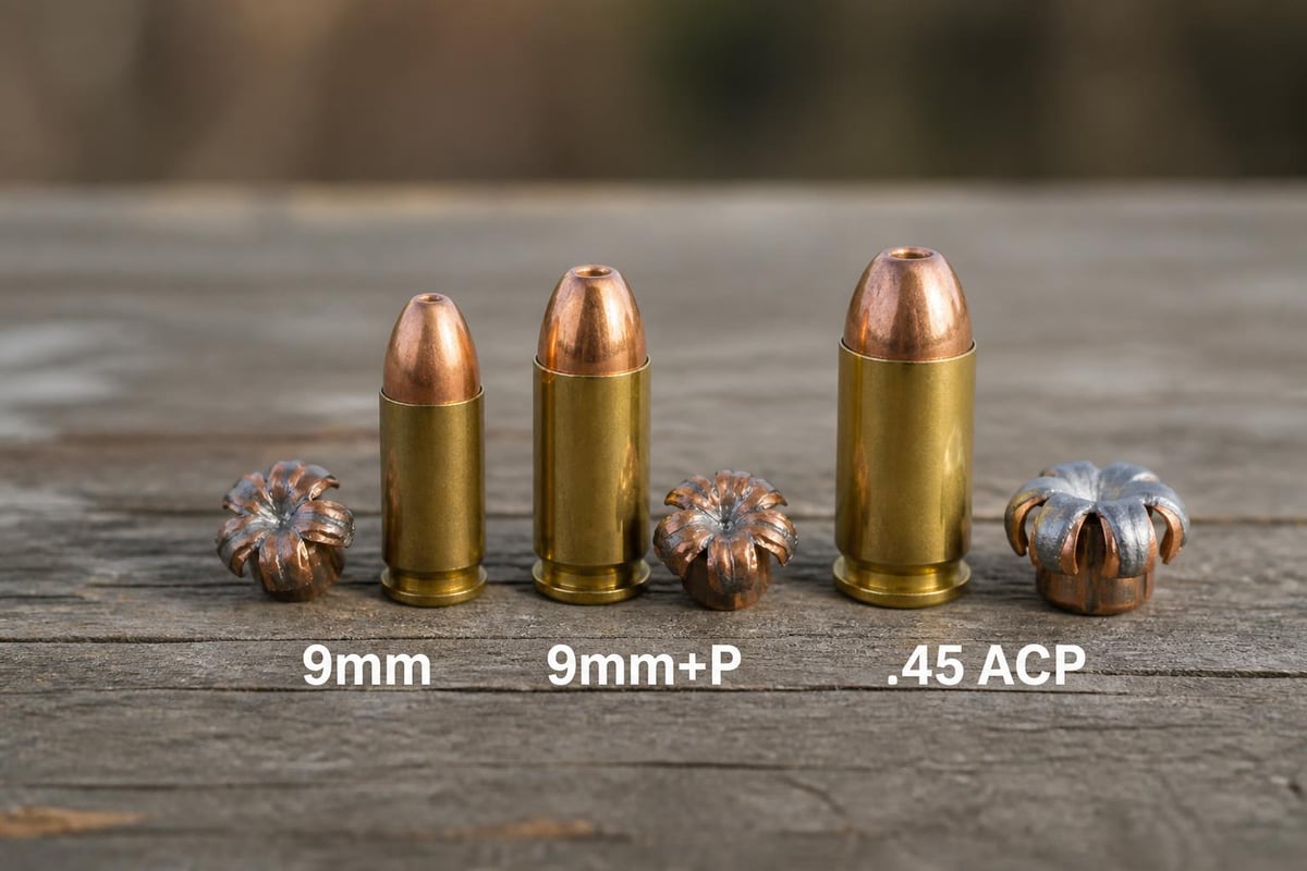 Ballistic comparison chart
