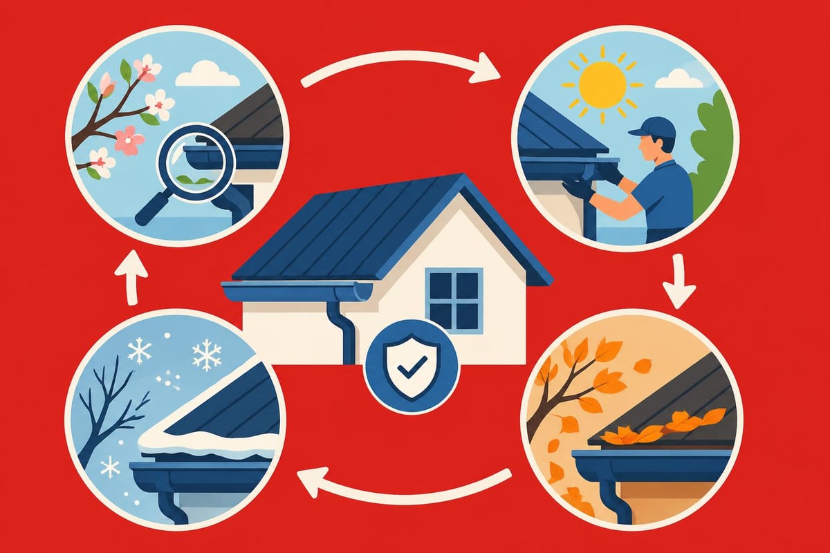 Seasonal roofing maintenance calendar