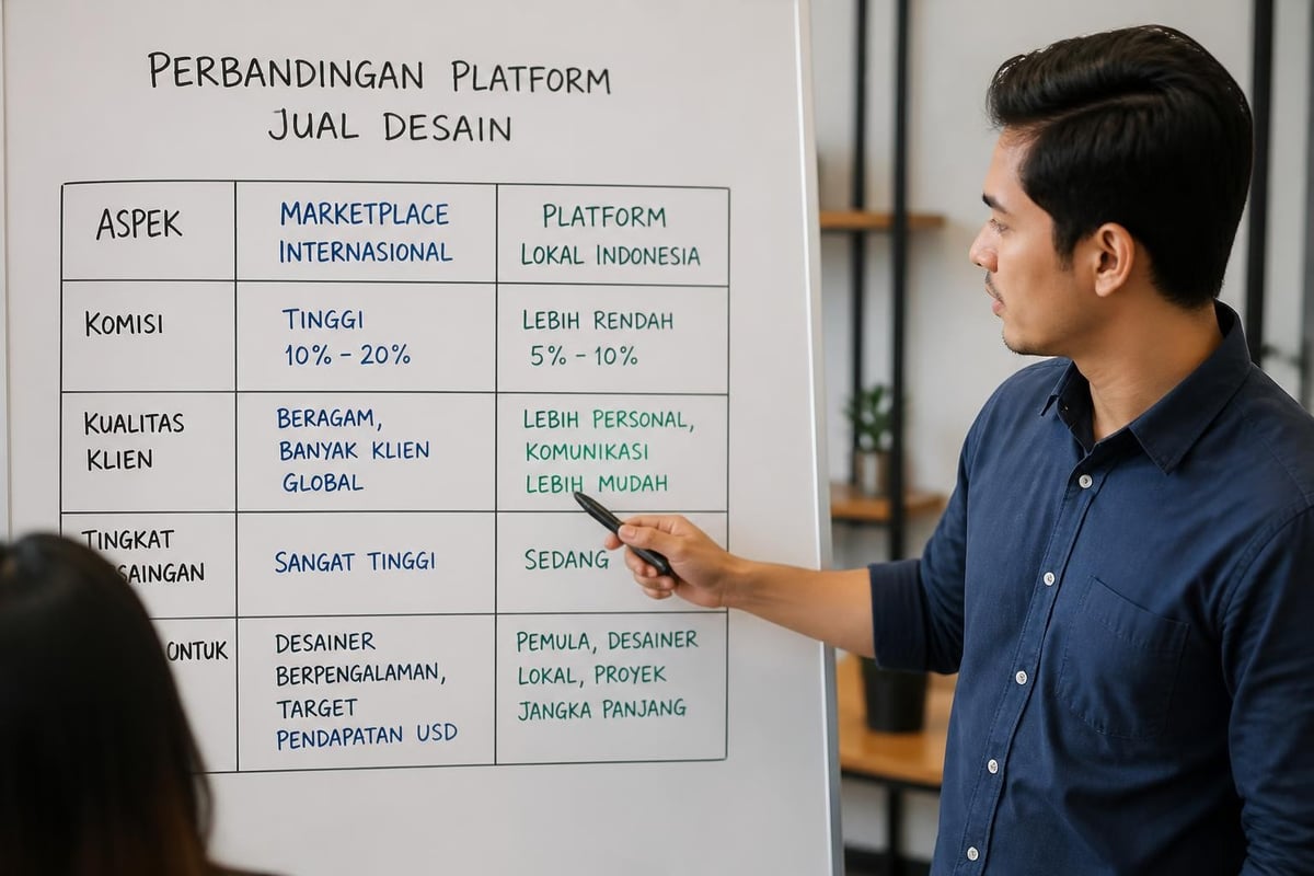 Platform jualan desain