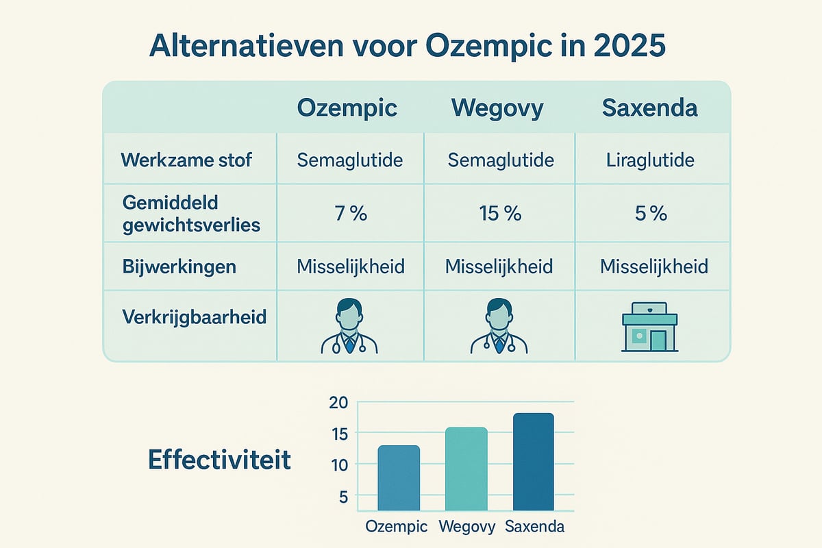 Alternatieven voor Ozempic: Saxenda, Wegovy en Andere Opties