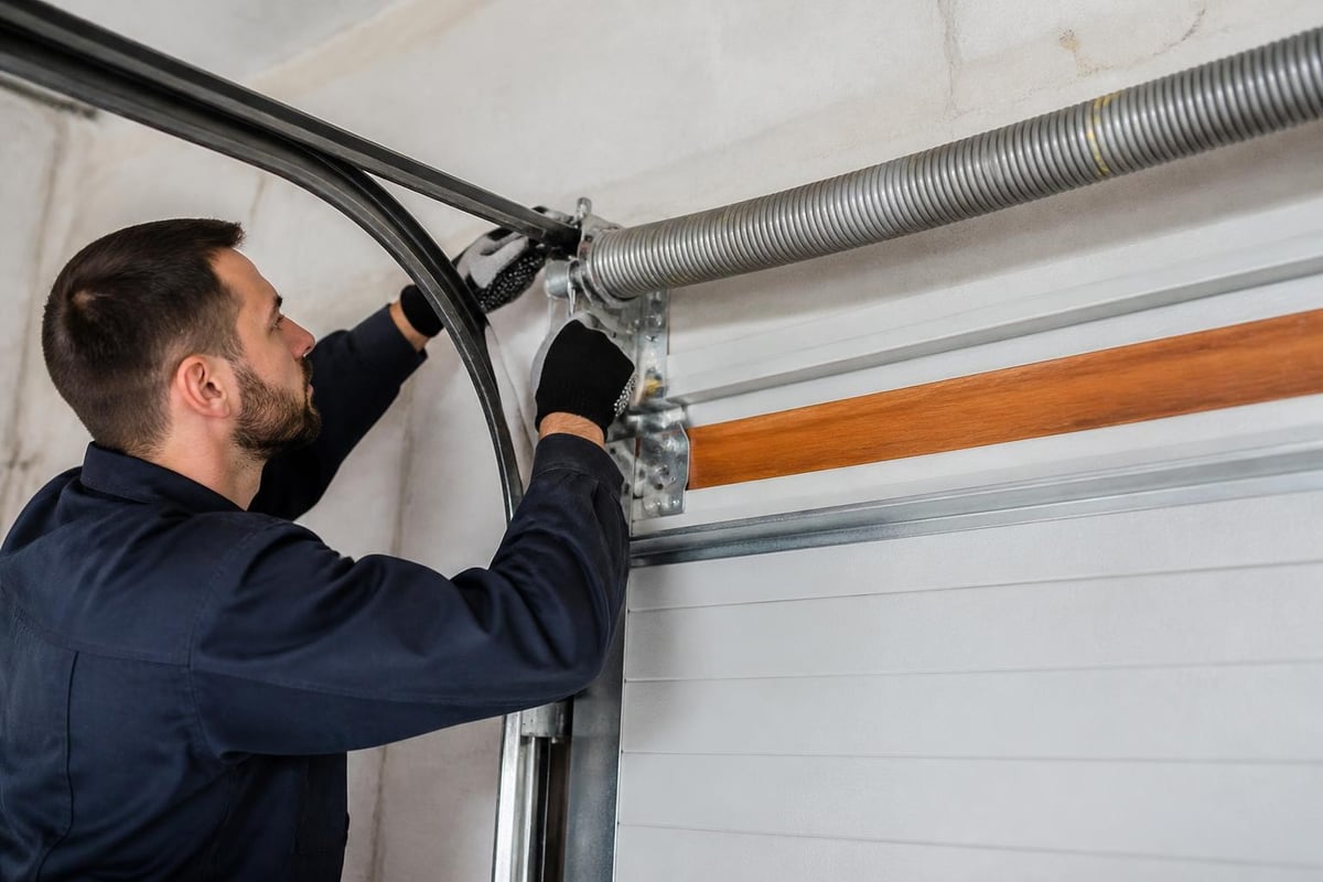 Garage door mechanical components