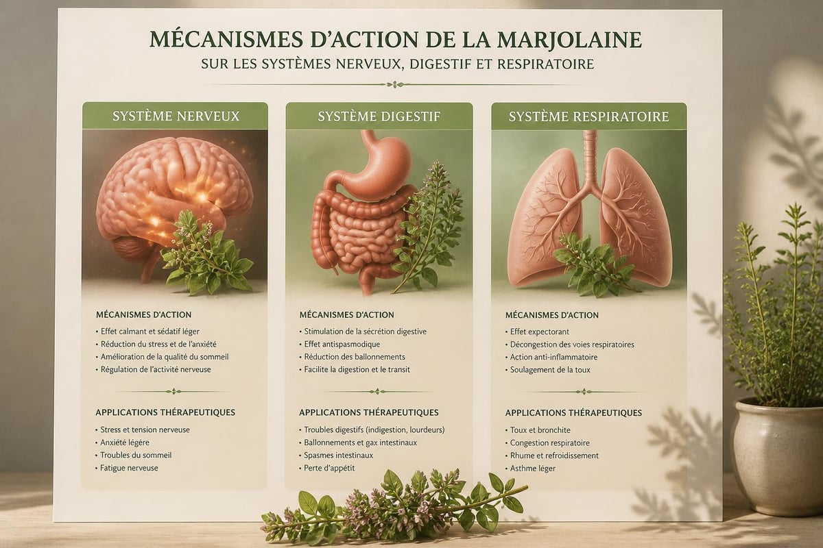 Propriétés thérapeutiques de la marjolaine