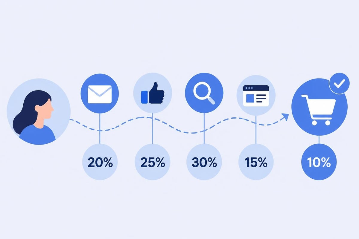 Multi-touch attribution journey
