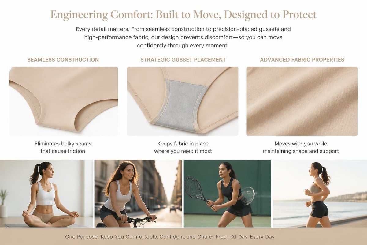 Technical underwear features