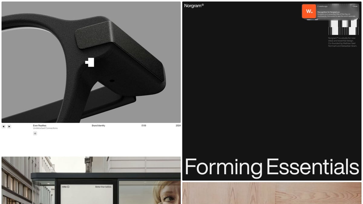 7 Amazing Homepage Design Award Winners to Inspire You in 2026 - Norgram Studio
