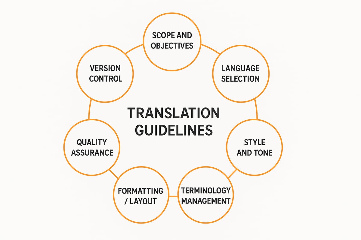 Core Components of Effective Translation Guidelines