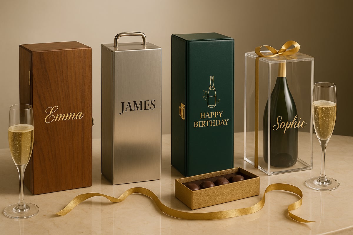 Types of Personalised Champagne Boxes