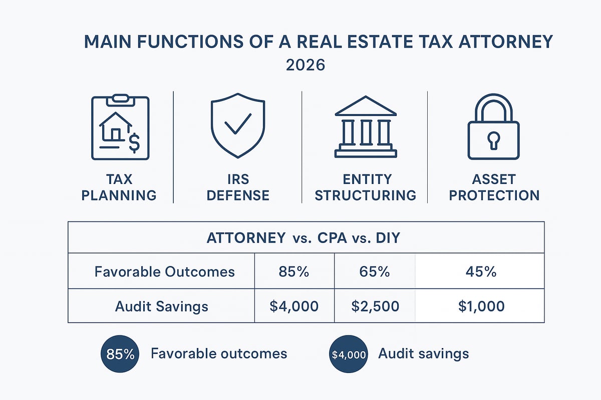 The Role of a Real Estate Tax Attorney in 2026