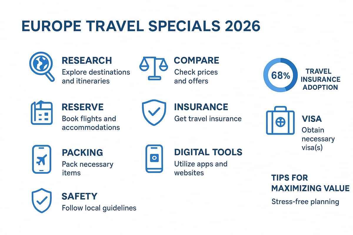 Booking Tips & Essential Planning Advice for Europe Travel Specials 2026