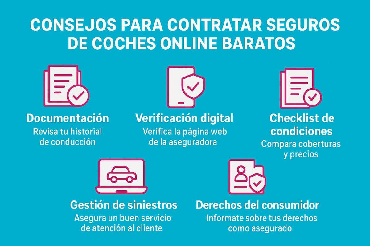 Consejos para Contratar un Seguro de Coche Online de Forma Segura y Eficiente