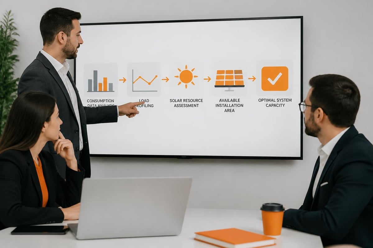 Energy PV sizing methodology