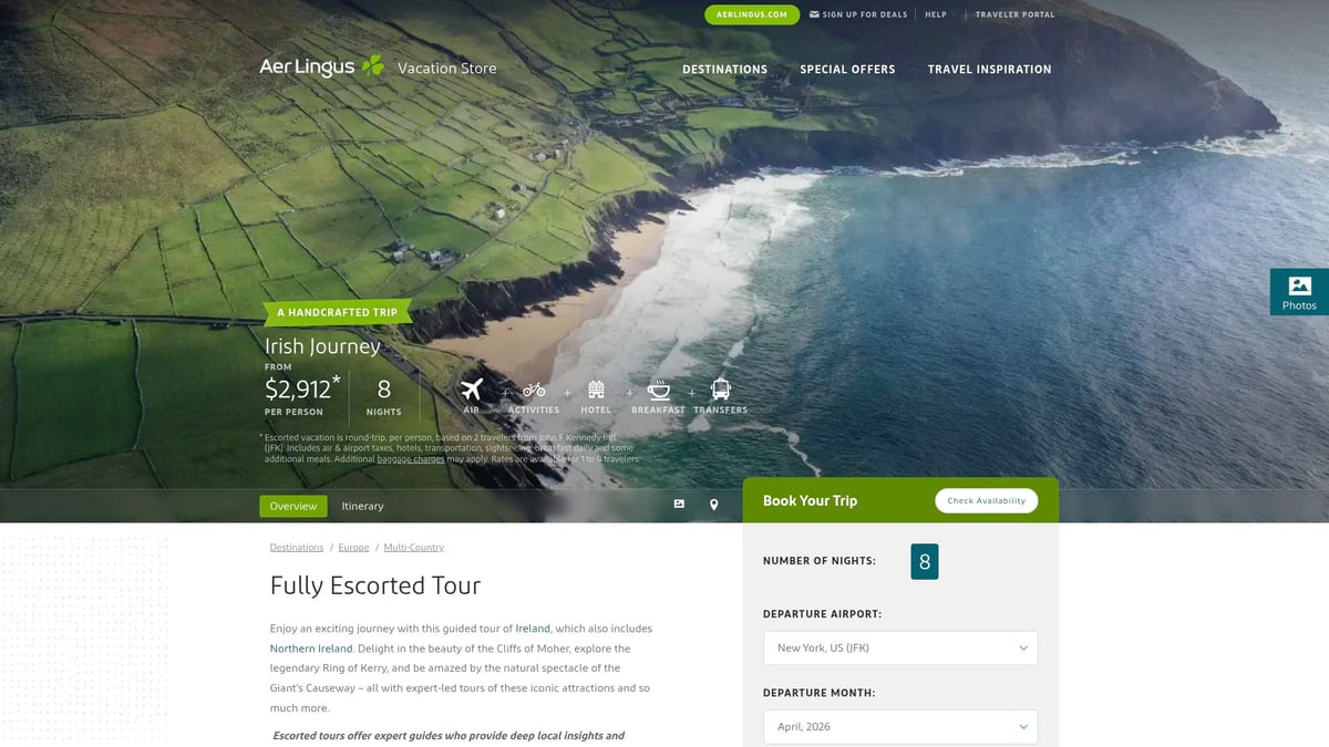 7 Best Ireland Tour Packages for 2026: Unforgettable Escapes - Irish Journey – Escorted Tour